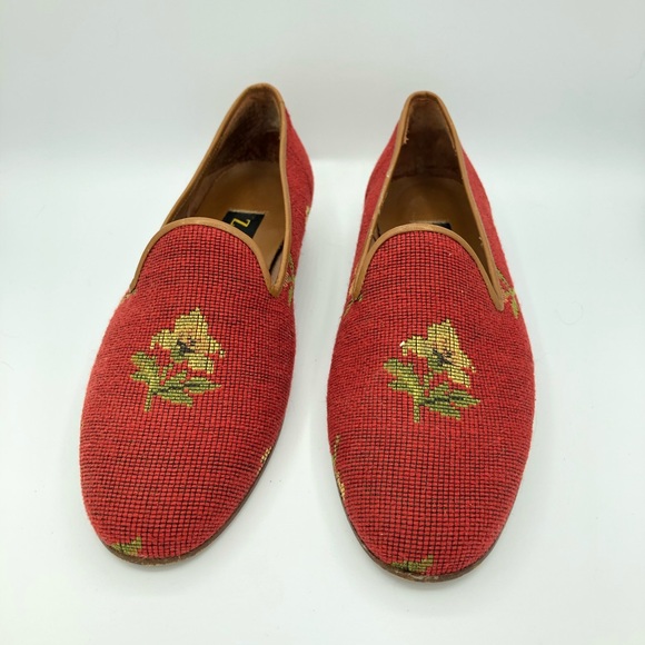Zalo Shoes Zalo Vintage Needlepoint Floral Shoes Poshmark